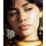 Peter and June Lennox Dangle Earring-Green