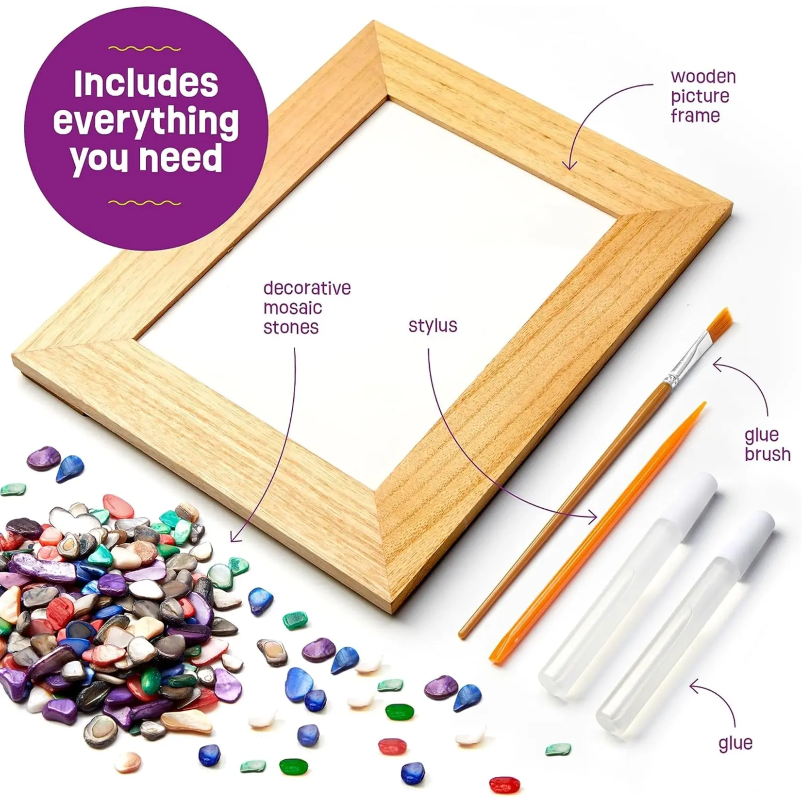 Dan&Darci Diy Mosaic Picture Frame Kit