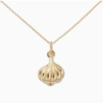Delicacies Jewelry Garlic Necklace-Gold