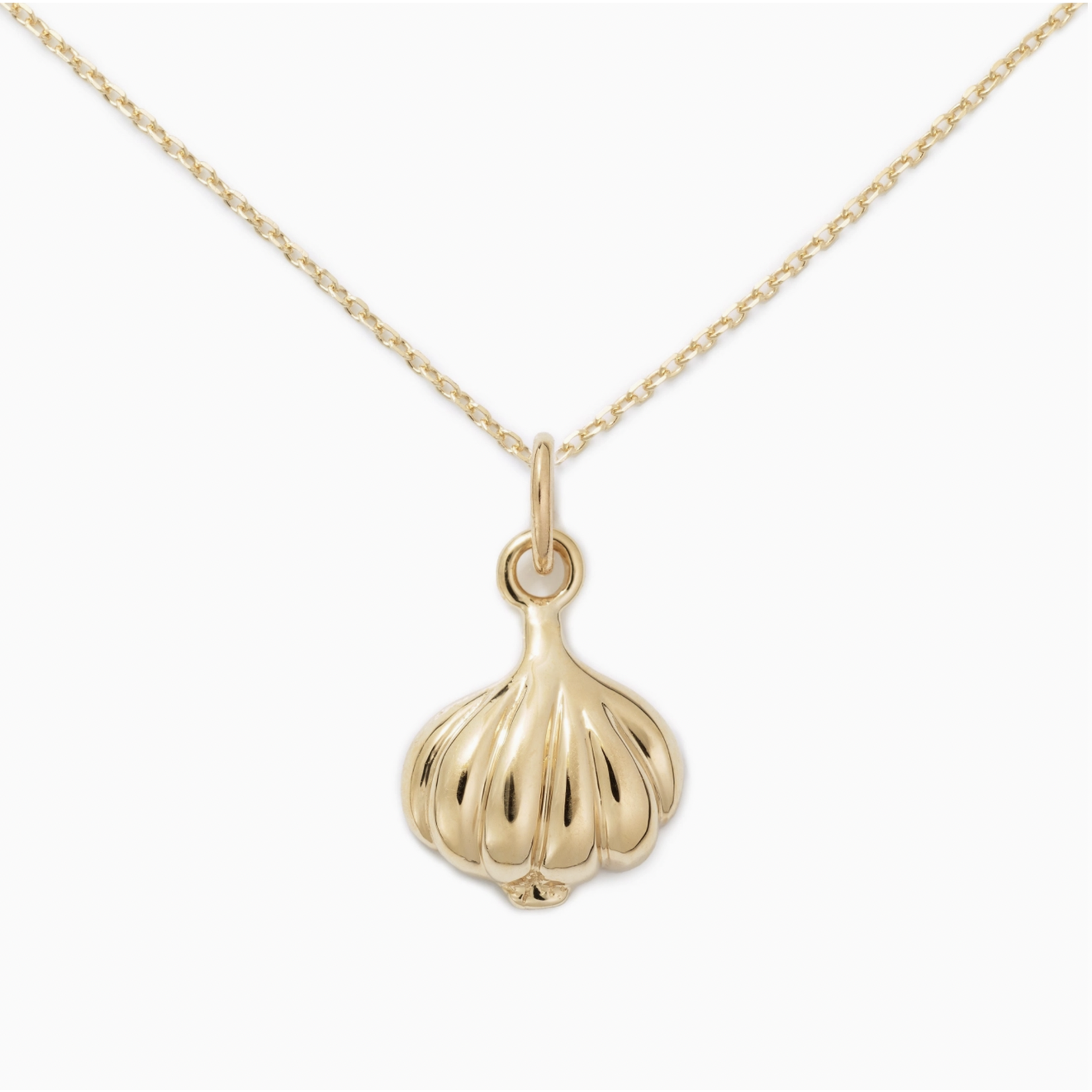 Delicacies Jewelry Garlic Necklace-Gold