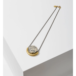 Larissa Loden Sun Moon Pendant Necklace- Dalmation Jasper