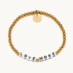 Little Words Project White-Love More-Gold Plated