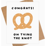 IEJ Studio Wedding Card - Pretzel Knot Congrats
