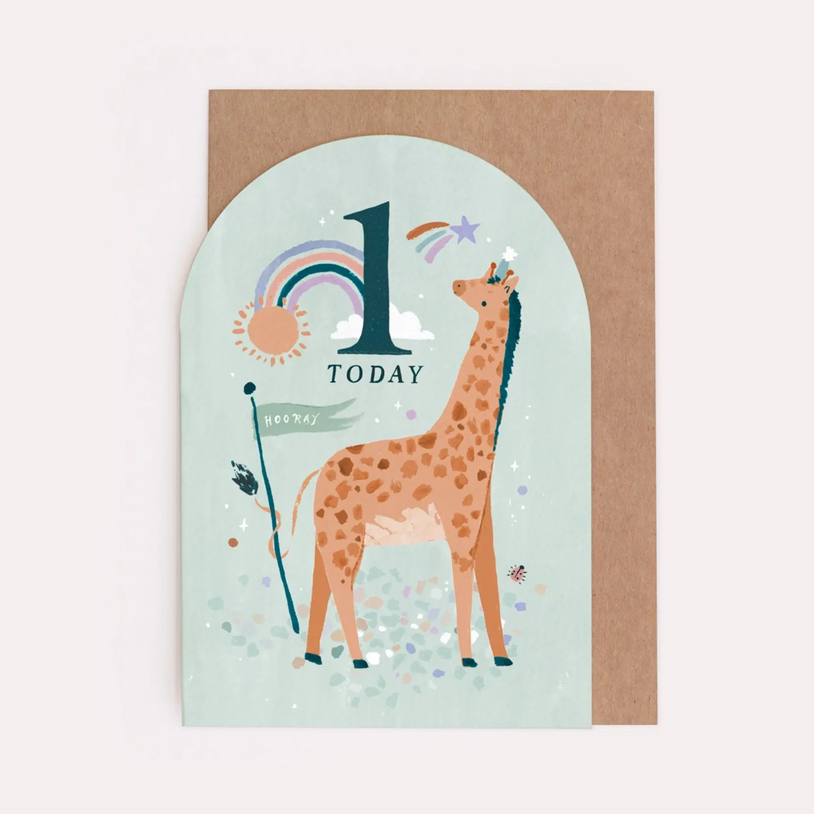 Sister Paper Co. Age 1 Birthday Card