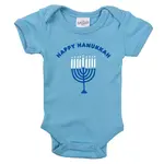 Spunky Stork Happy Hanukkah Onesie-FINAL SALE