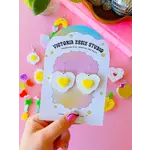 Victoria Essie Studio Fried Egg Earrings