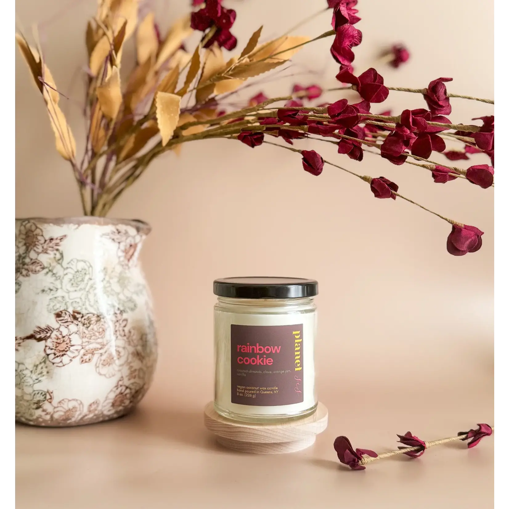 Planet Sis Rainbow Cookie Candle