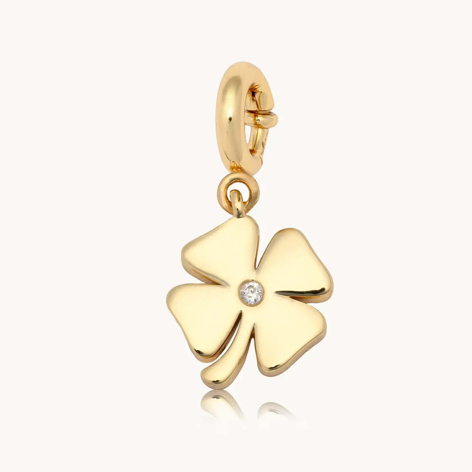 Little Words Project LWP Charm-Four Leaf Clover