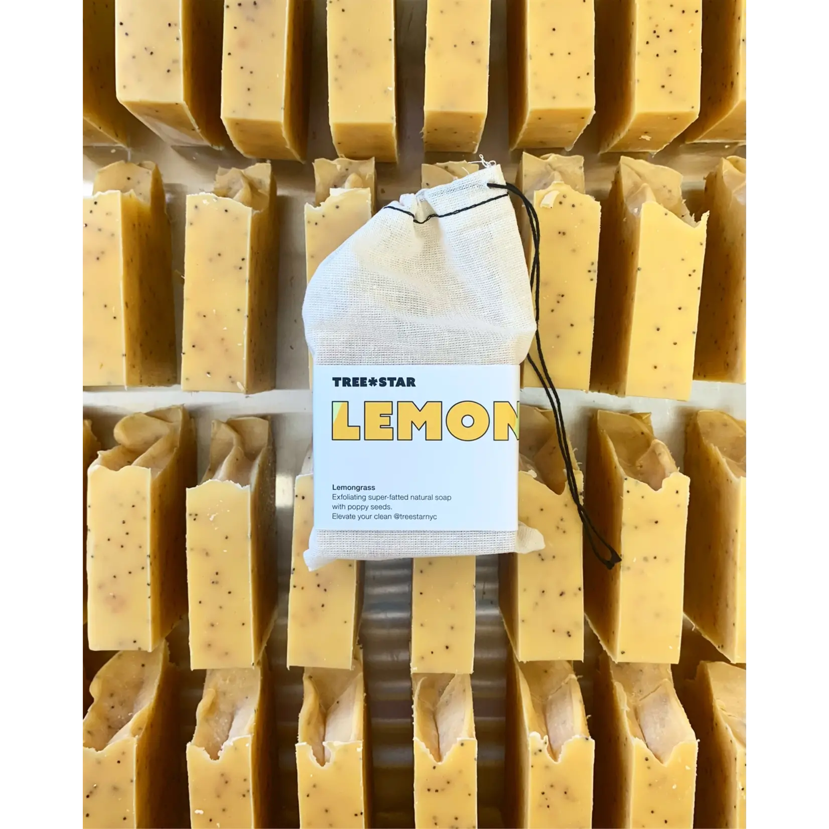 treestar Treestar Soap - Lemongrass Poppy