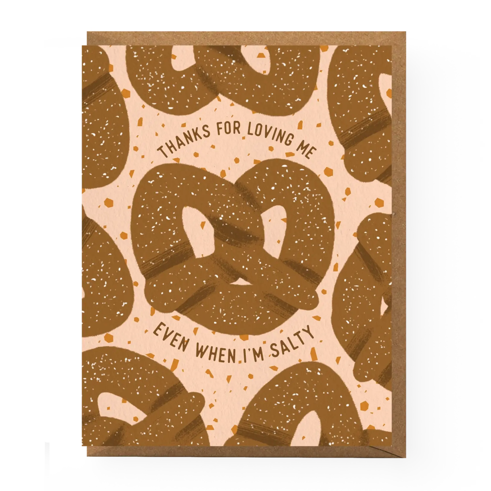 Boss Dotty Salty Love Pretzel Card