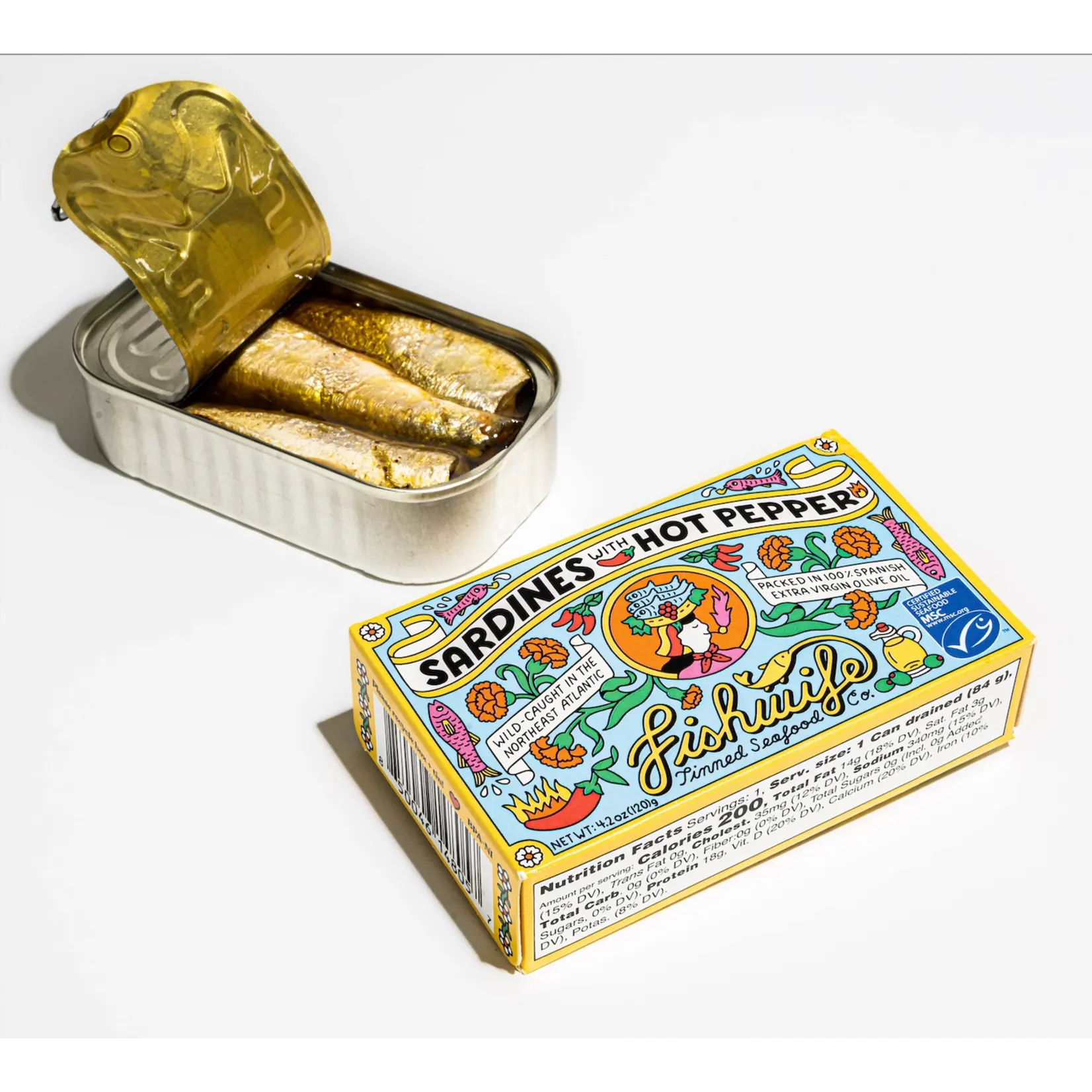 Fishwife Sardines with Hot Pepper