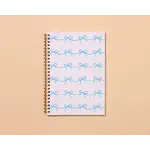 And Here We Are Bows Letterpress Spiral Notebook
