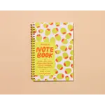 And Here We Are Olives Letterpress Spiral Notebook