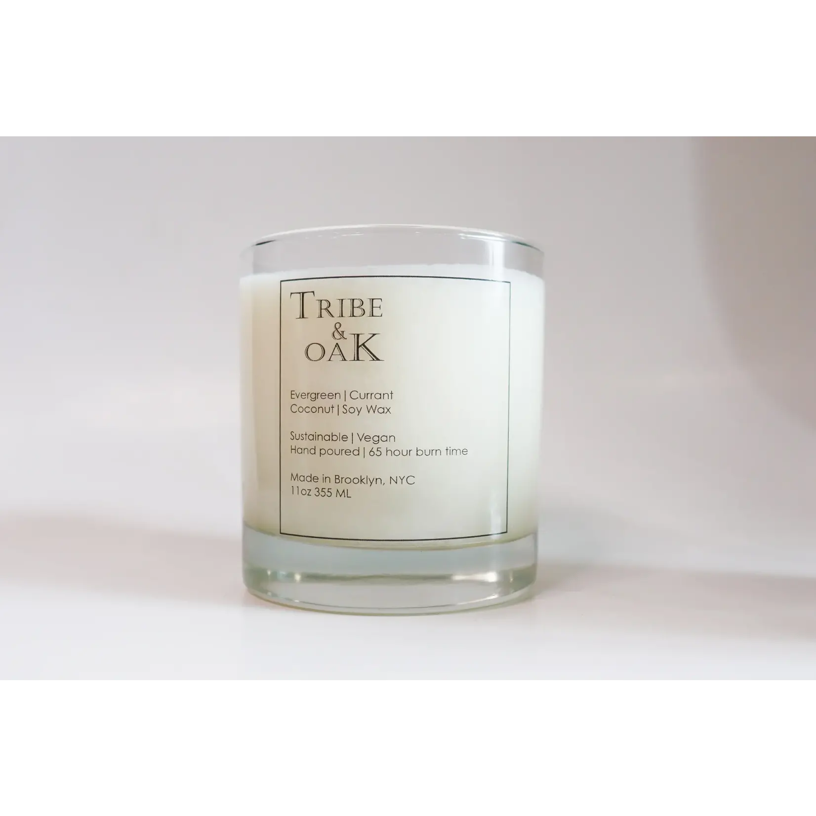 Tribe and Oak Evergreen and Currant Candle