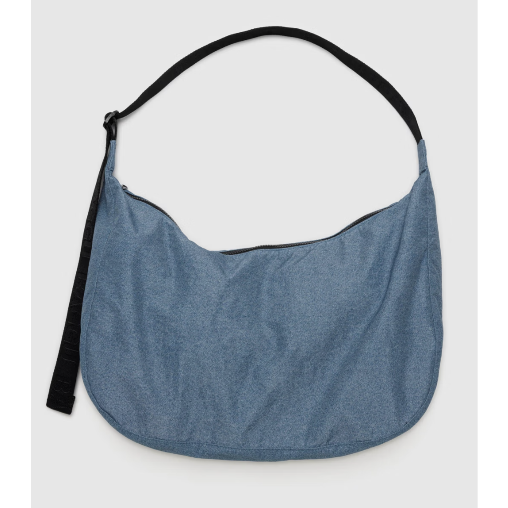 Baggu Large Nylon Crescent Bag - Digital Denim