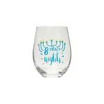 Pearhead 8 Crazy Nights Wine Glass FINAL SALE