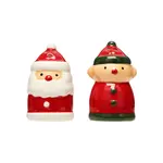 Pearhead Santa & Elf Salt & Pepper Set