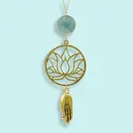 Ornamental Things Lotus Om Necklace
