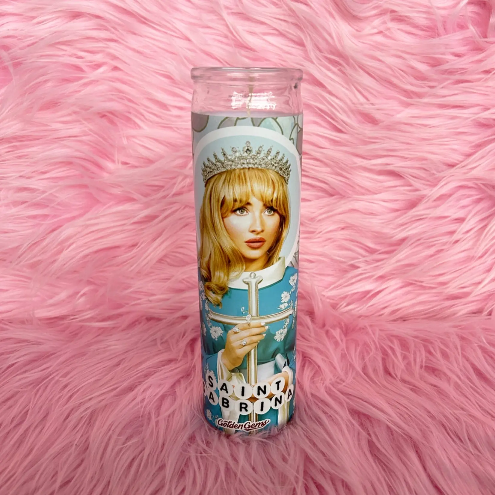 Golden Gems Saint Sabrina Prayer Candle