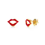Amano Studio Red Lips Stud Earrings