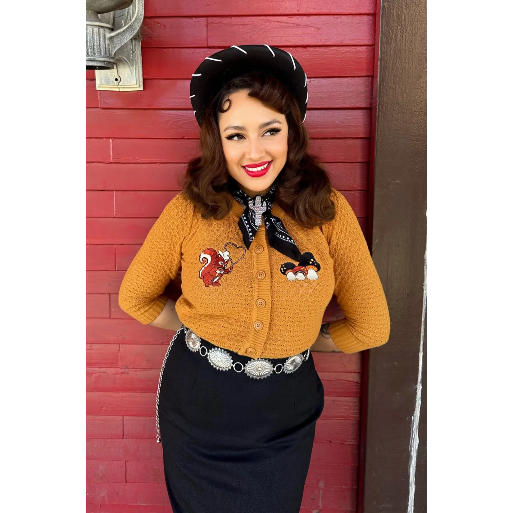 Mischief Made Lasso My Heart Cardigan- Bronze