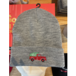 David & Young Christmas Tree Truck Beanie-Grey