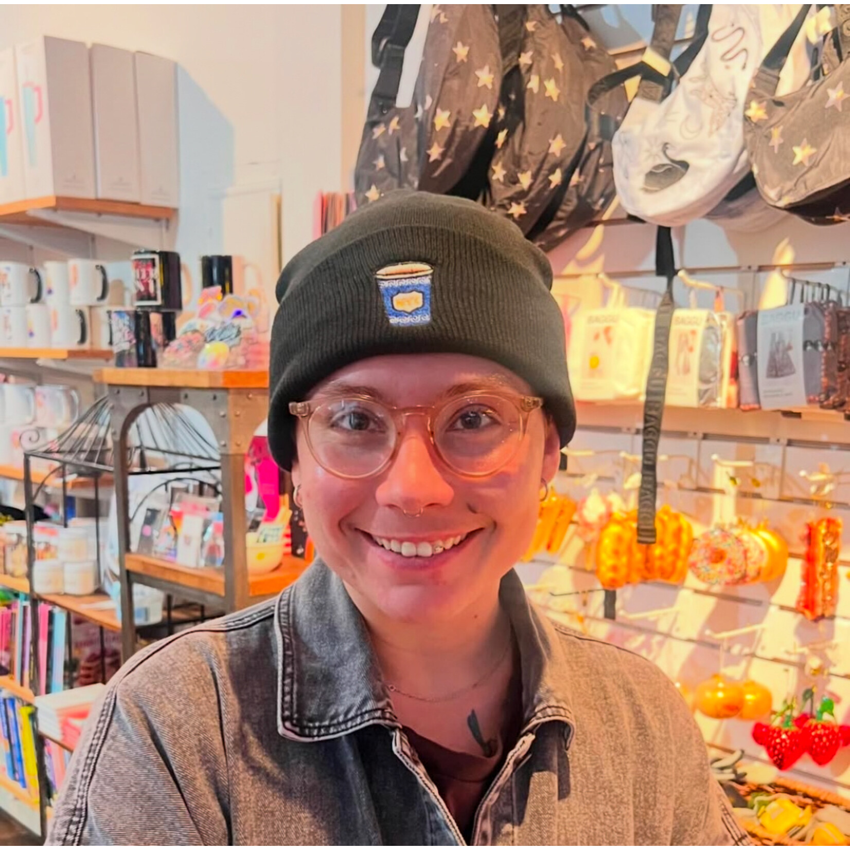 David & Young NY Coffee Cup Beanie