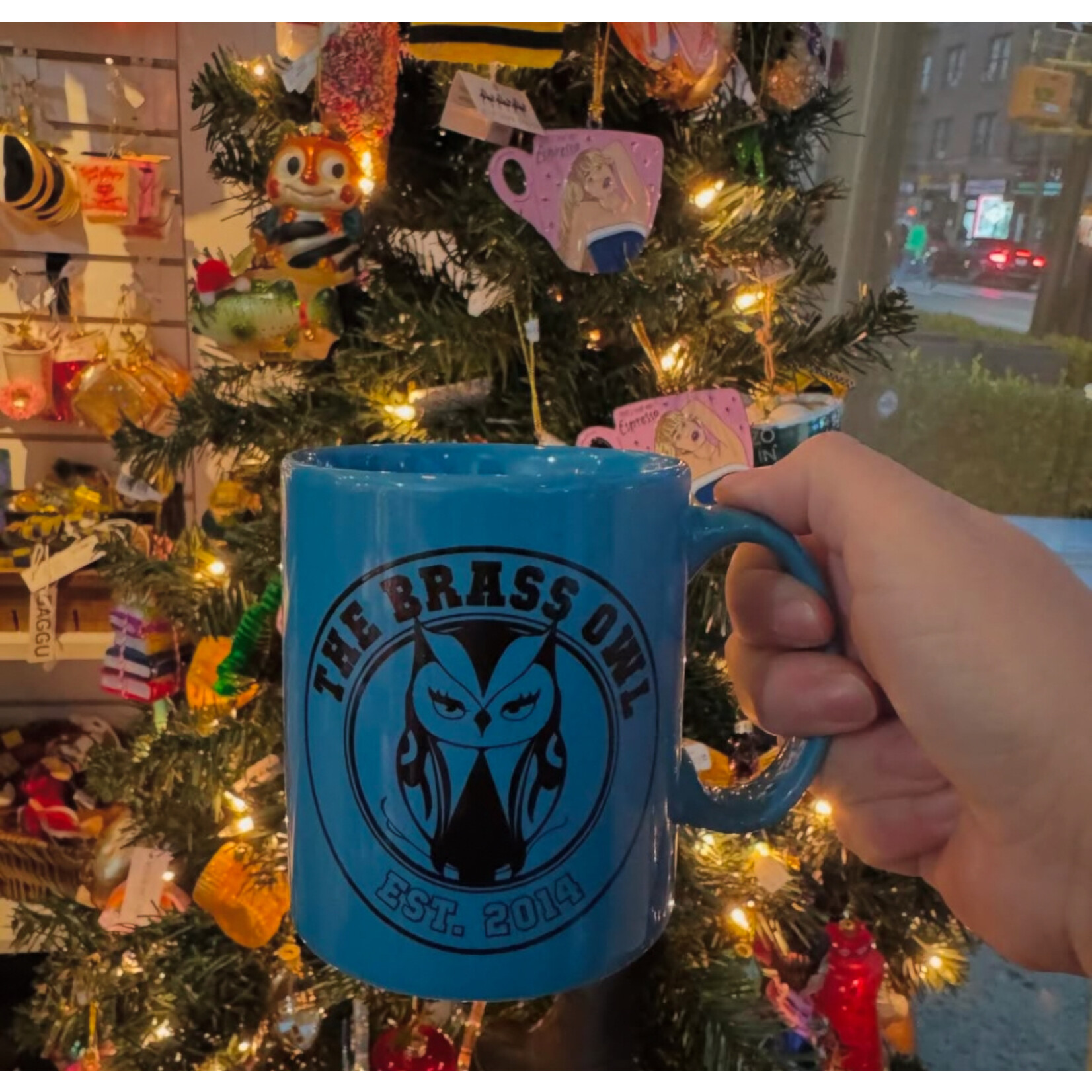 The Brass Owl Varsity Mug
