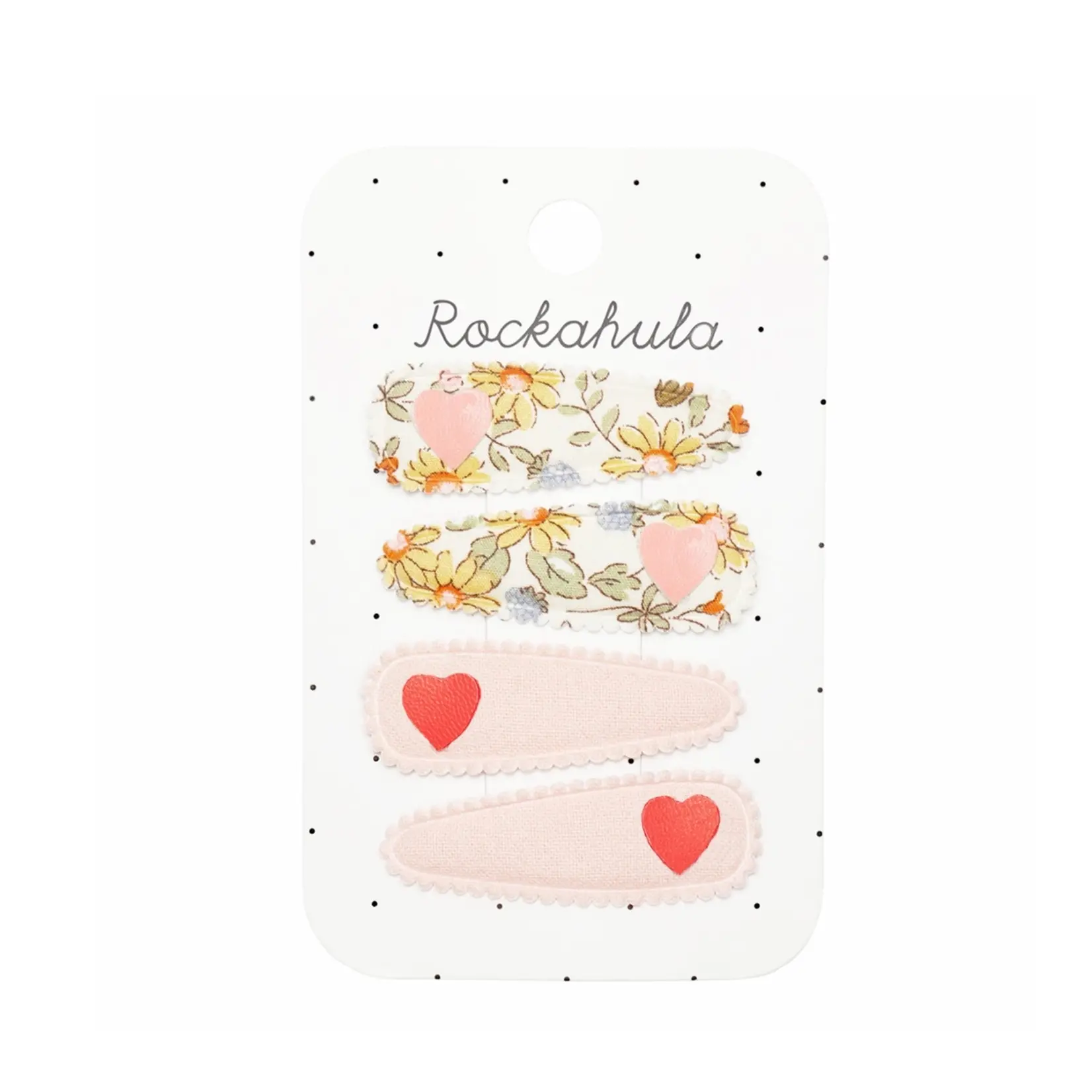 Rockahula Kids Bramble Heart Fabric Clip Set