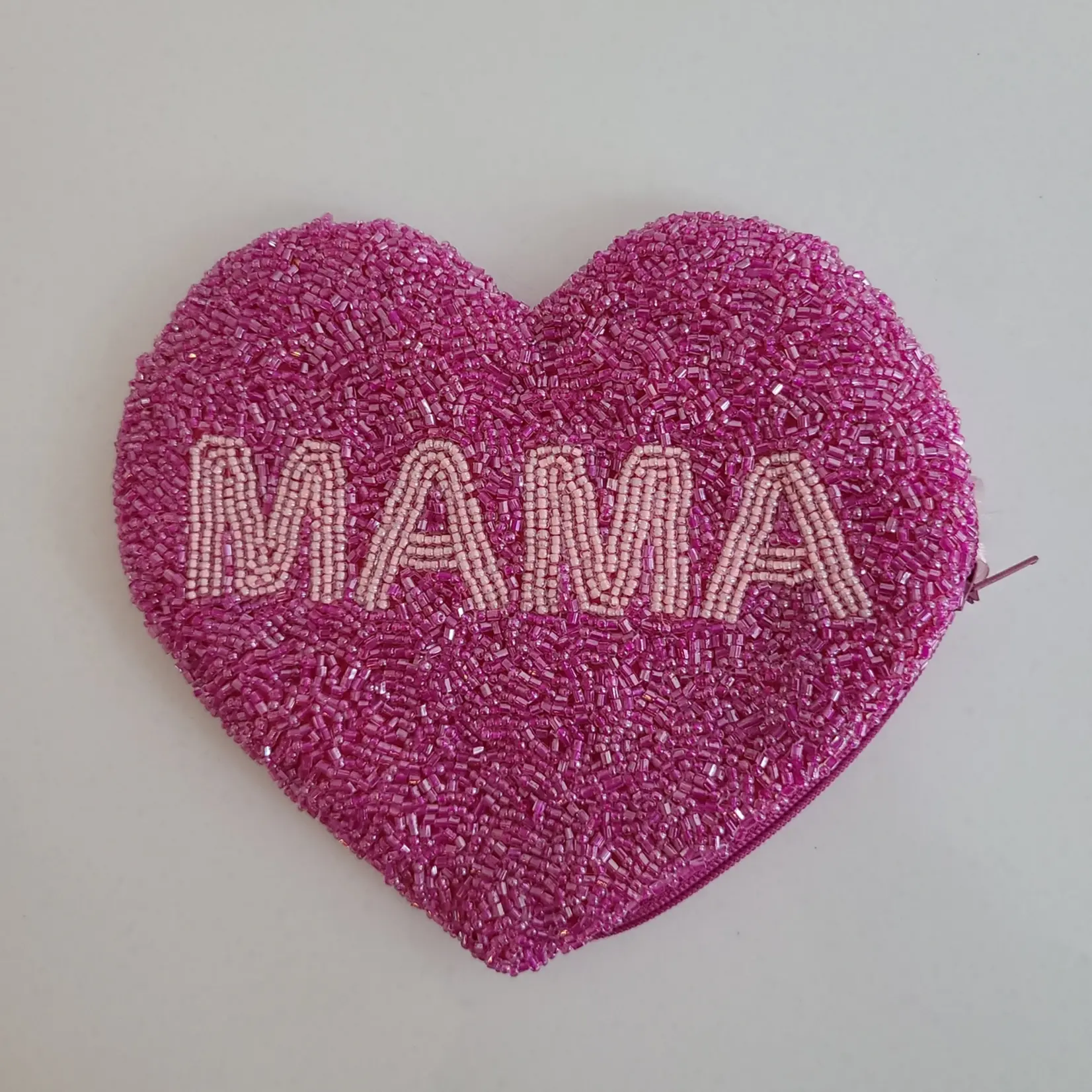 Tiana Designs Bead Coin Purse-Pink MAMA