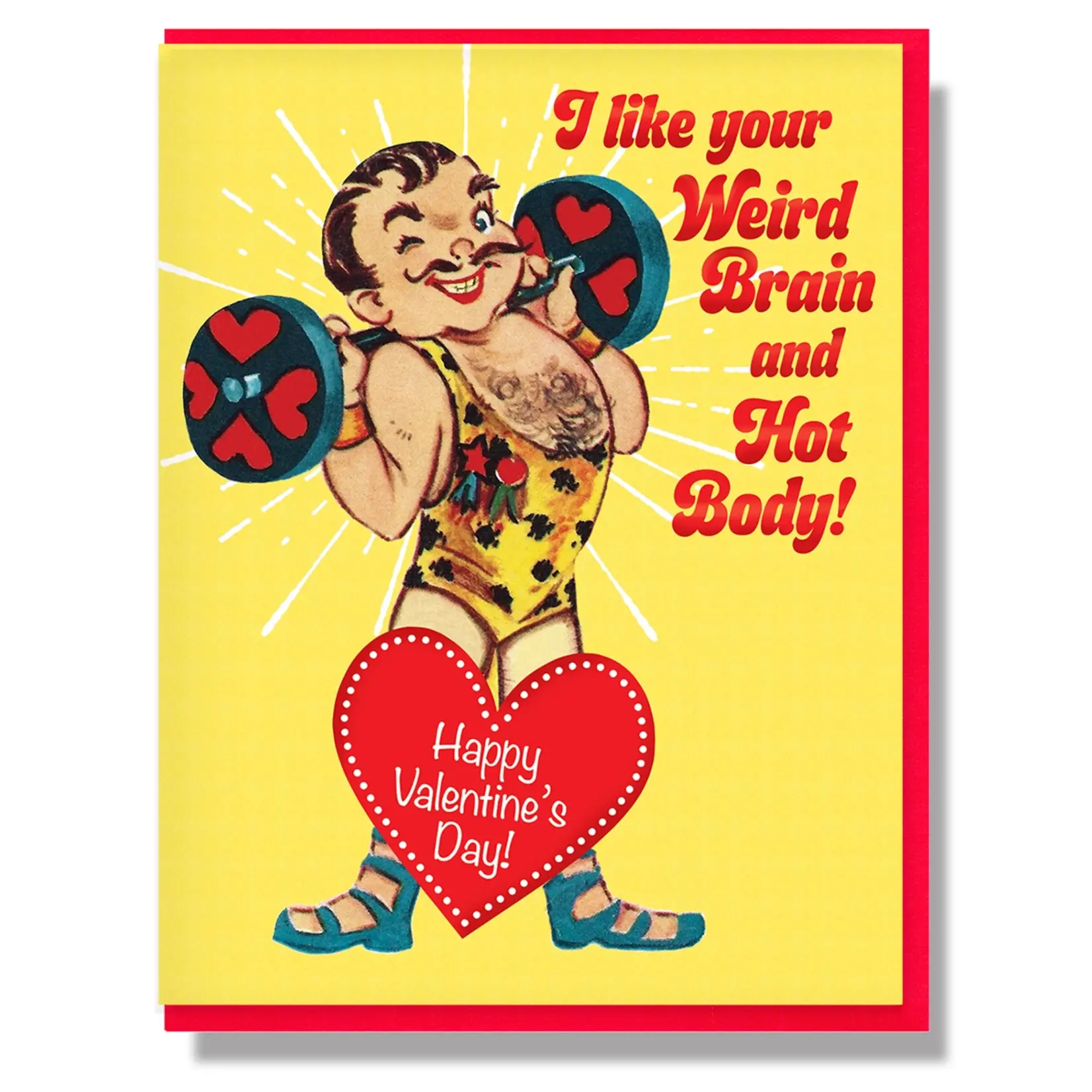 Smitten Kitten Like Your Weird Brain & Hot Body Card