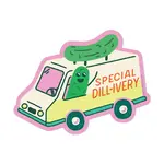 Seltzer Pickle Dillivery Sticker