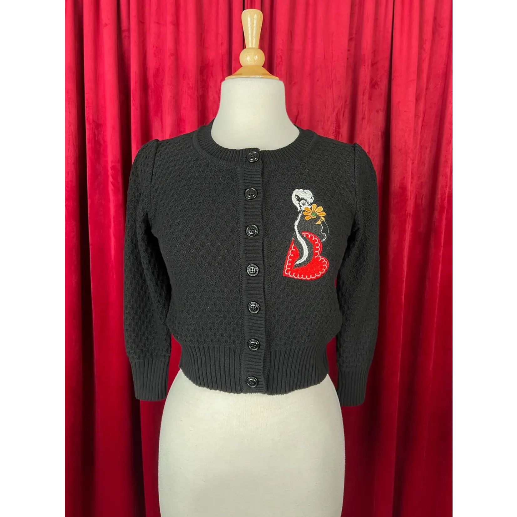 Mischief Made Little Stinker Cardigan-Black