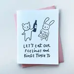 Ghost Academy Eat Our Feelings Card
