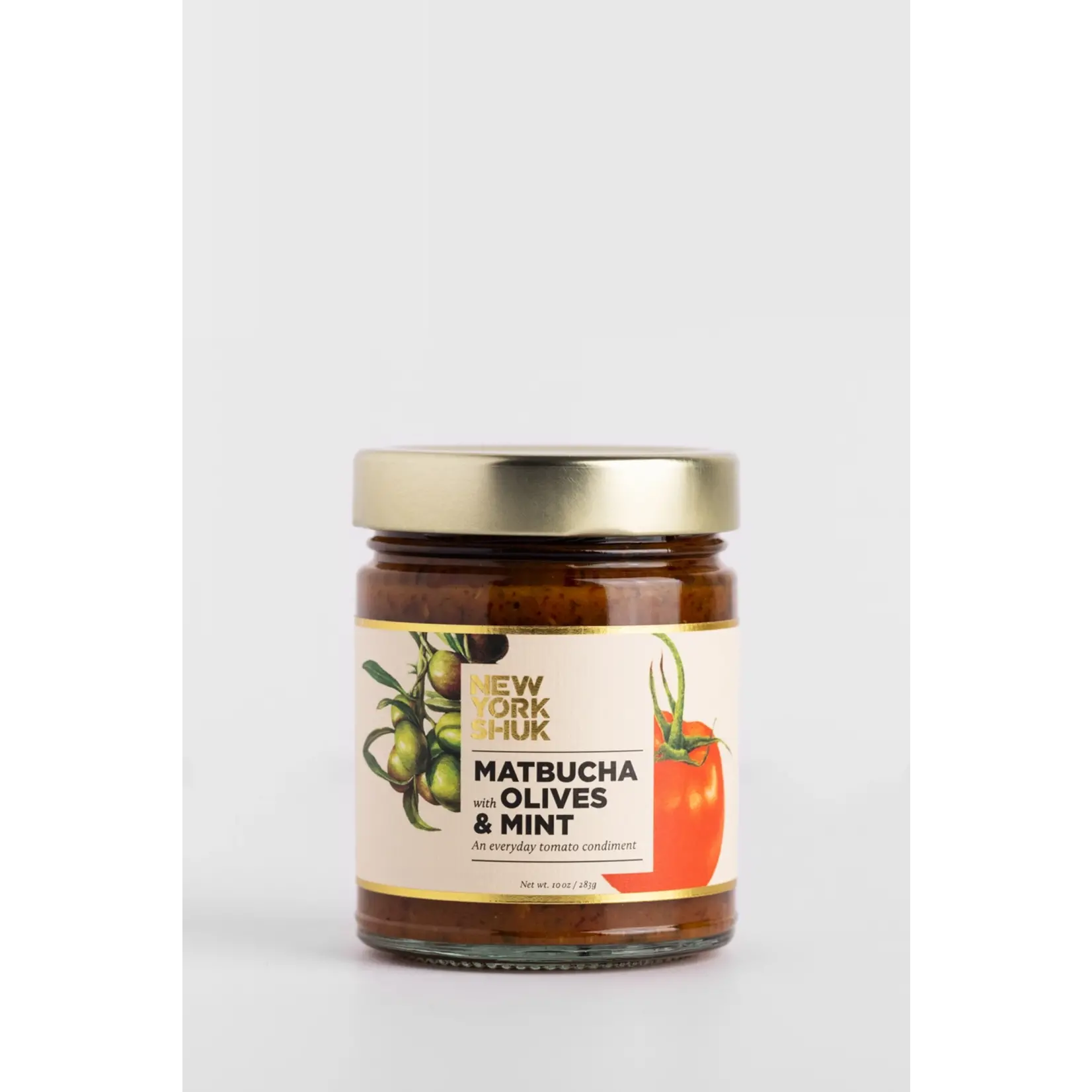 New York Shuk Matbucha with Olives & Mint