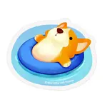 The Little Red House Chill Corgi Clear Sticker