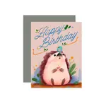 The Little Red House Hedgehog Birthday Card