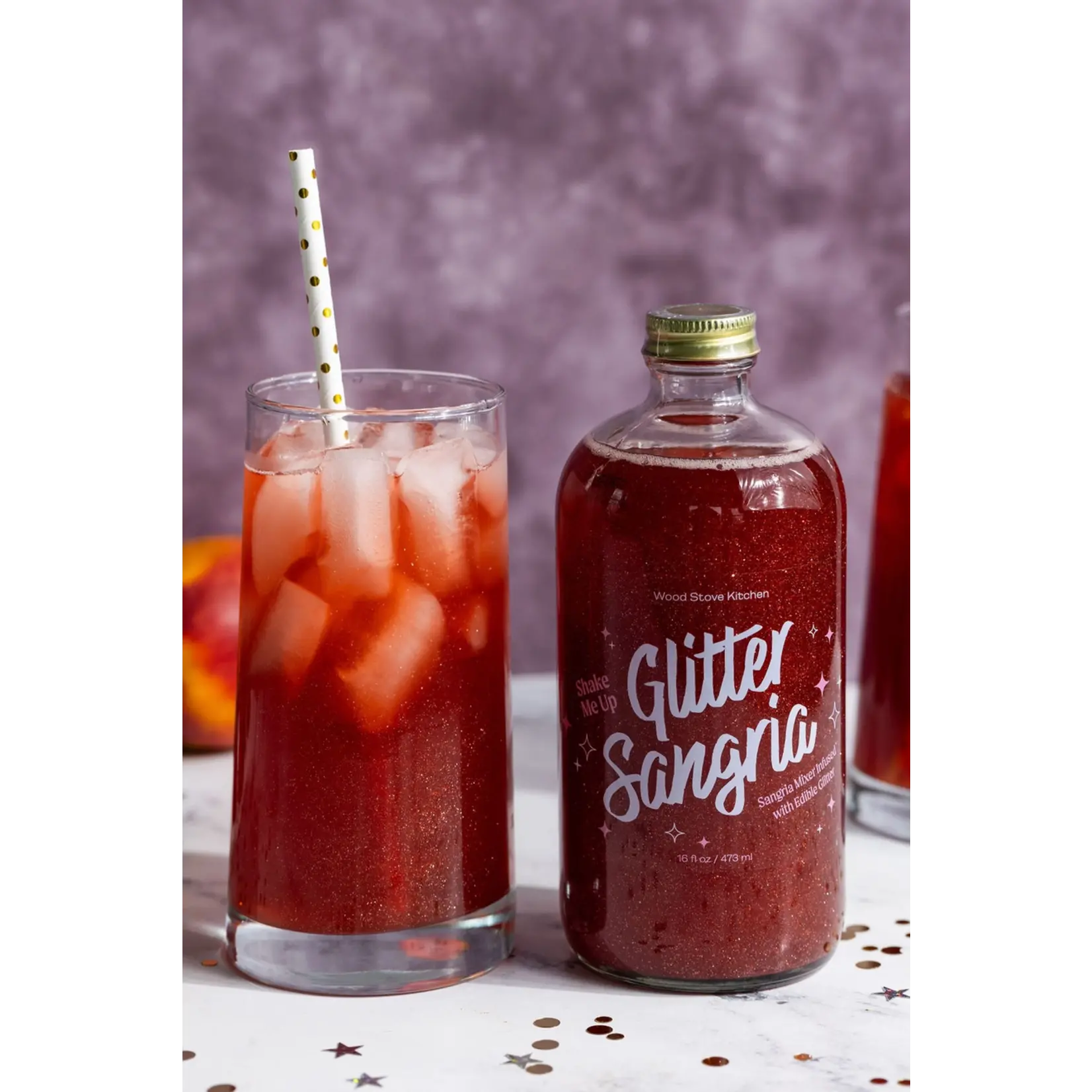 Wood Stove Kitchen Glitter Sangria Cocktail Mix/Syrup