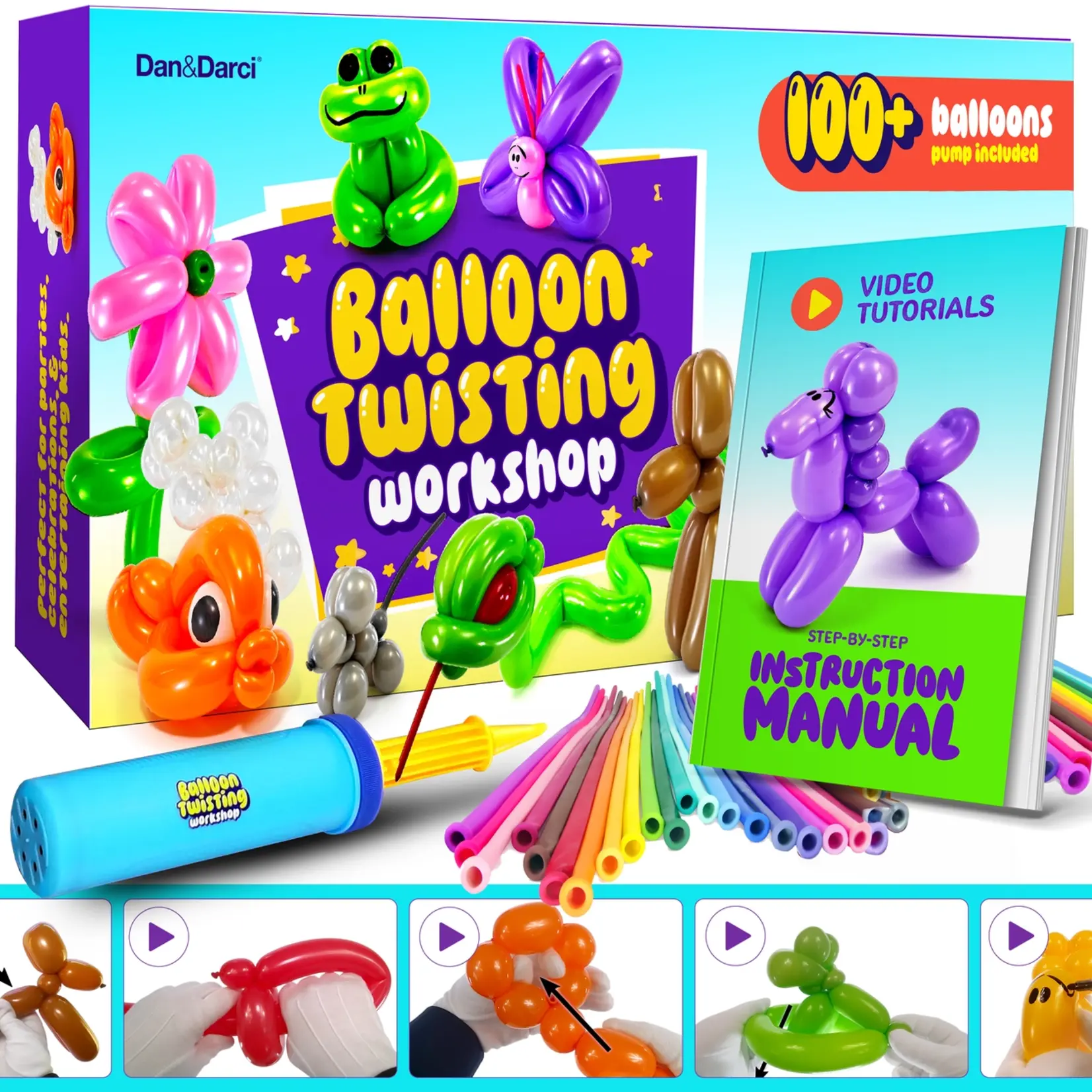Dan&Darci Balloon Animal Twisting Kit