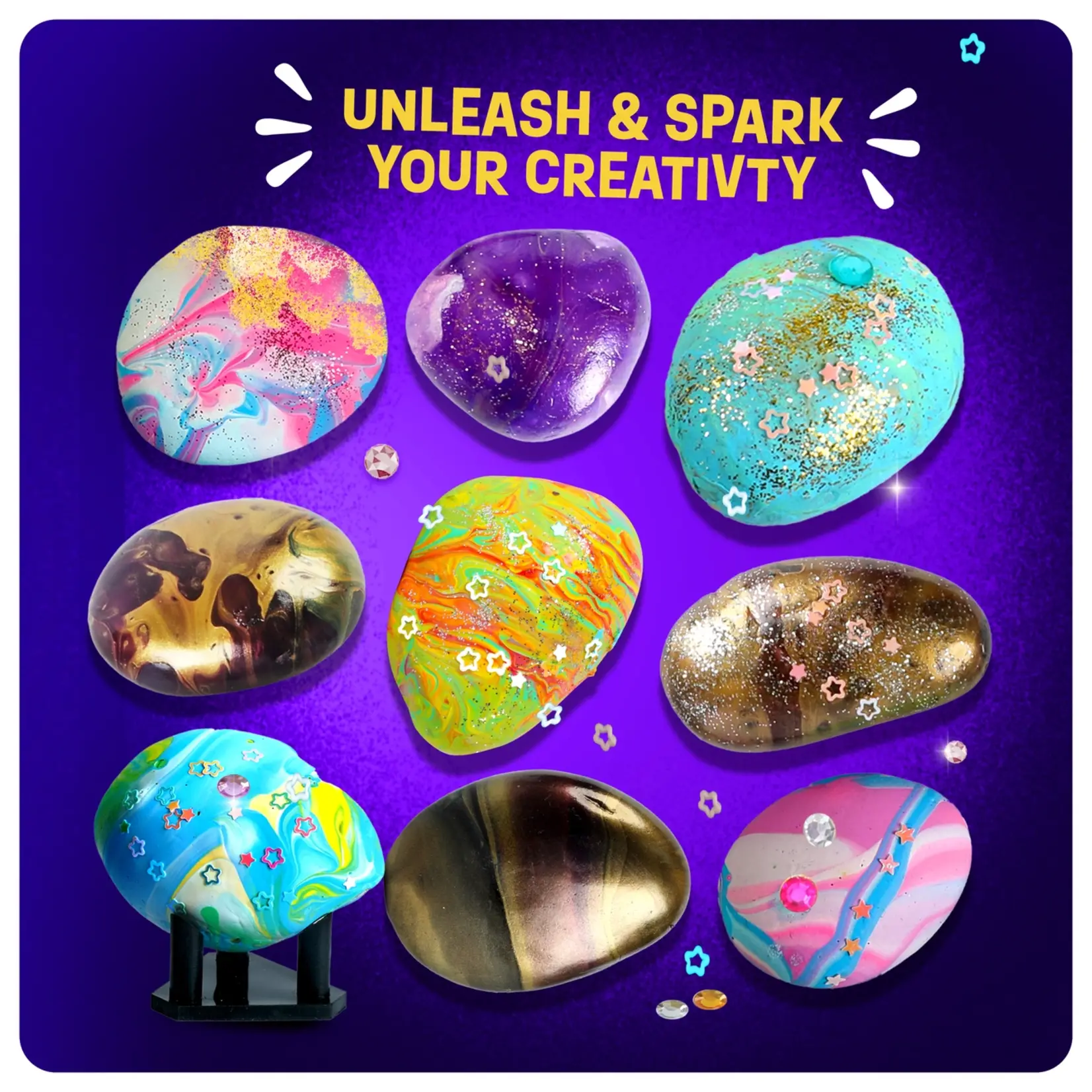 Dan&Darci Paint Pouring Rocks Kit