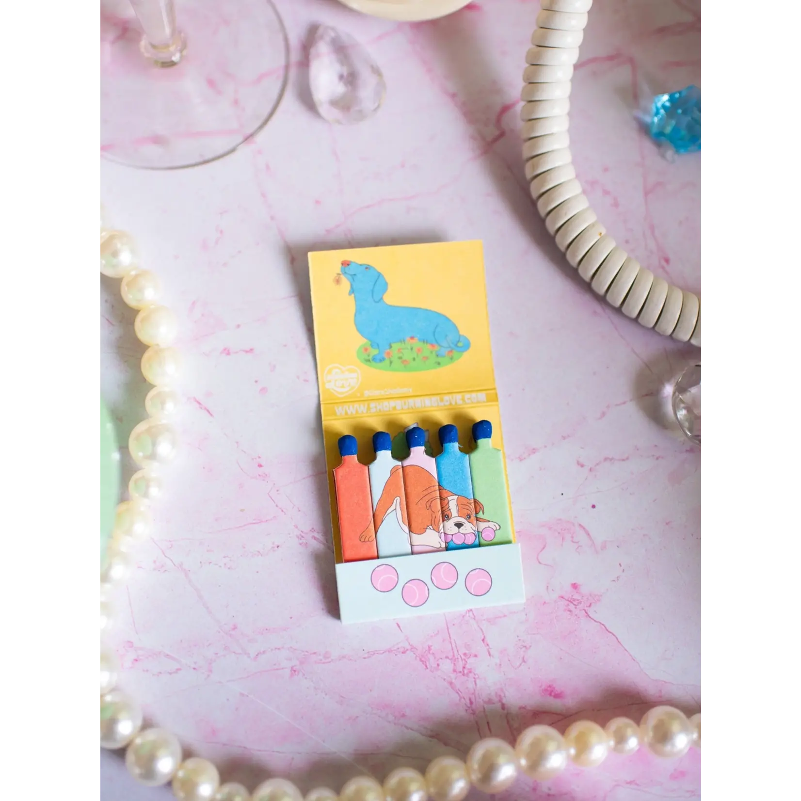A Shop of Things Dog Matchbook