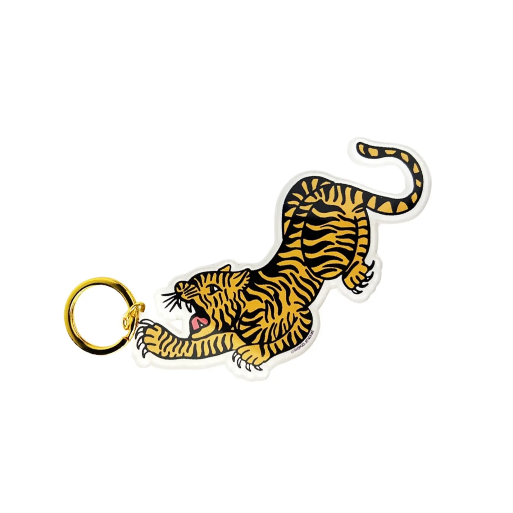 Golden Gems Tiger Keychain