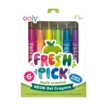 OOLY Fresh Pick Apple Scented Gel Crayons