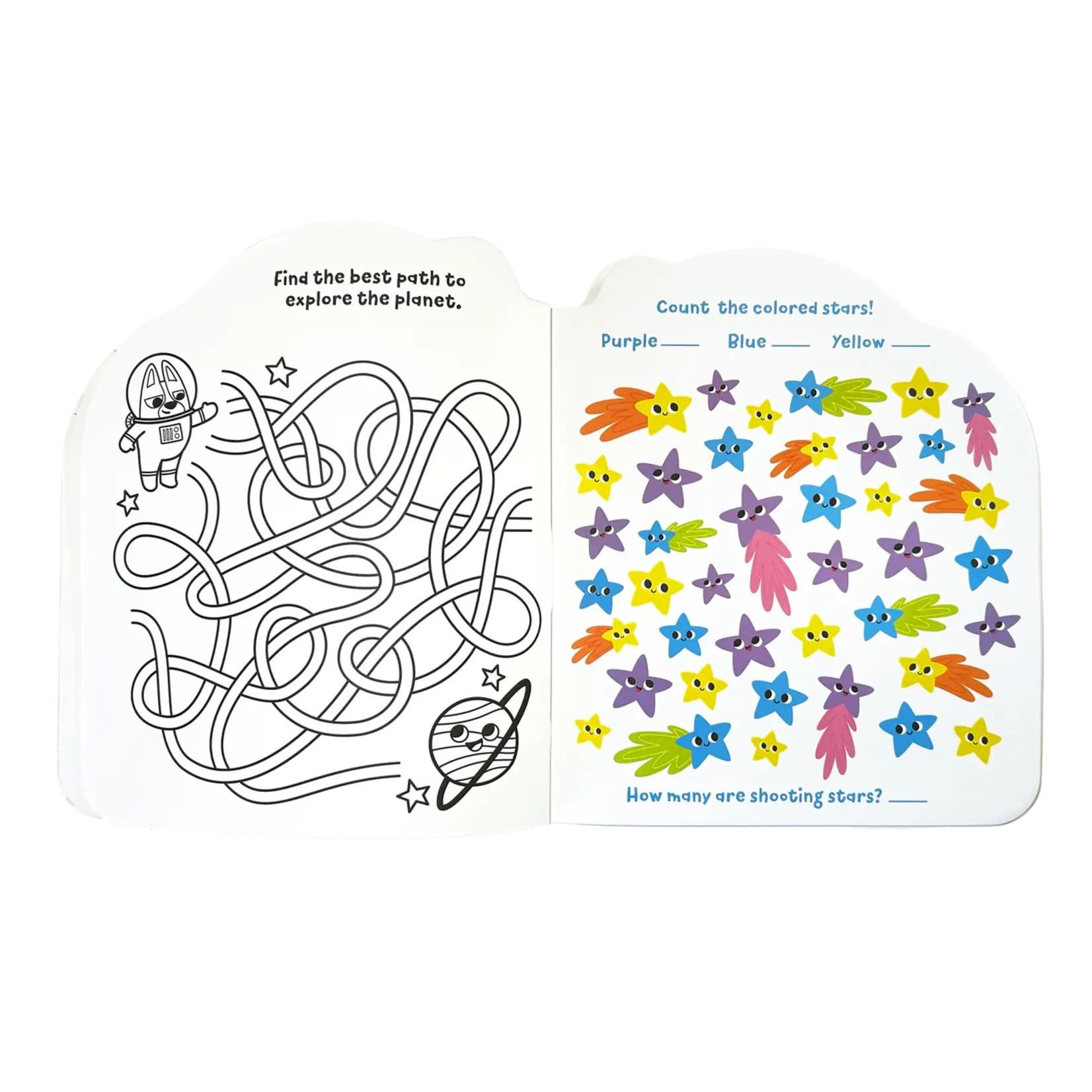 OOLY Playful Pages Activity Book - Pets in Space!