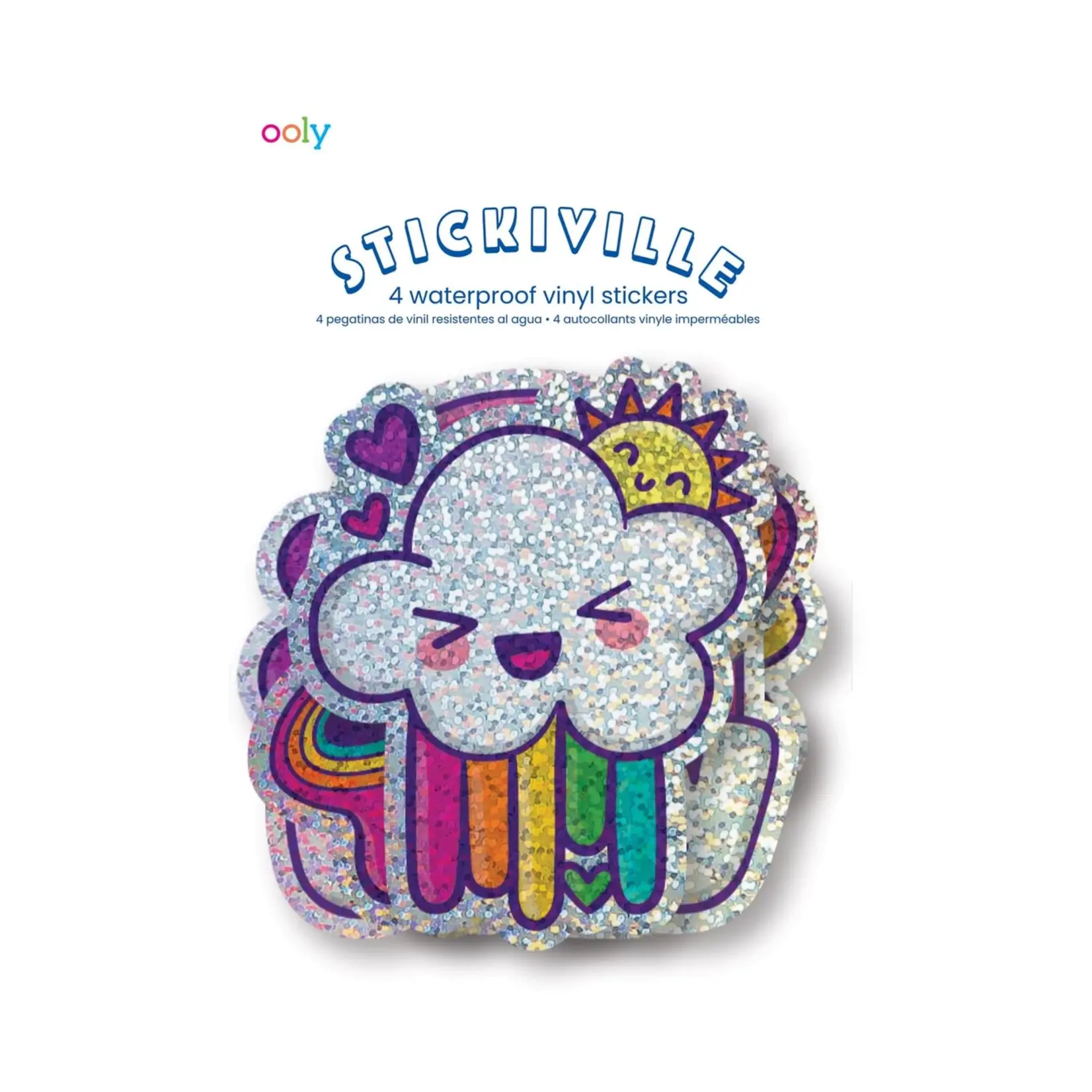 OOLY Stickiville Stickers: Happy Rainbows