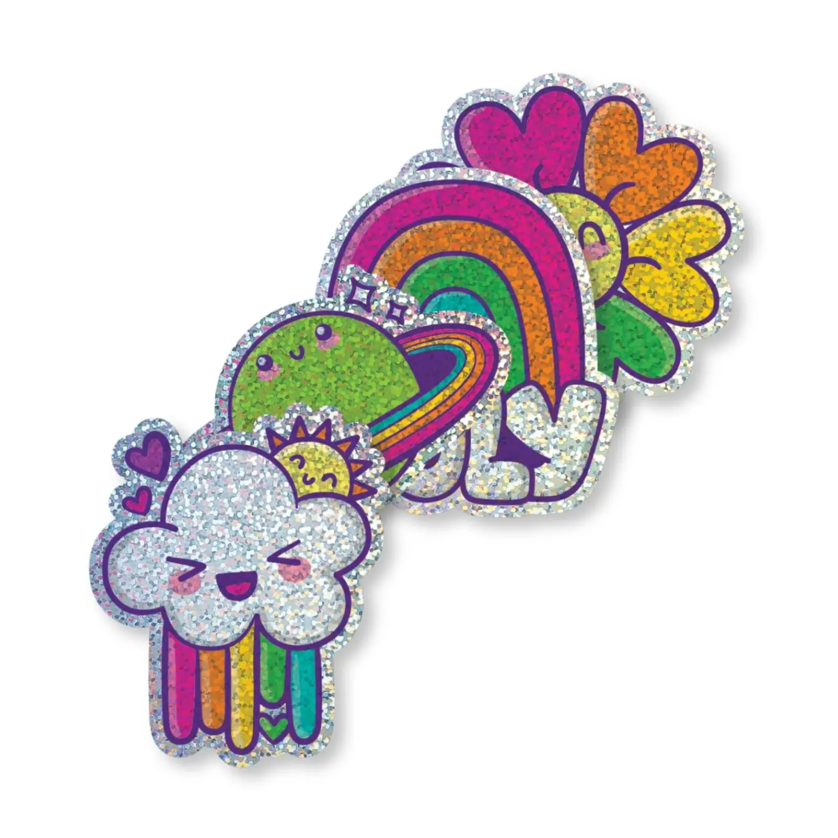 OOLY Stickiville Stickers: Happy Rainbows