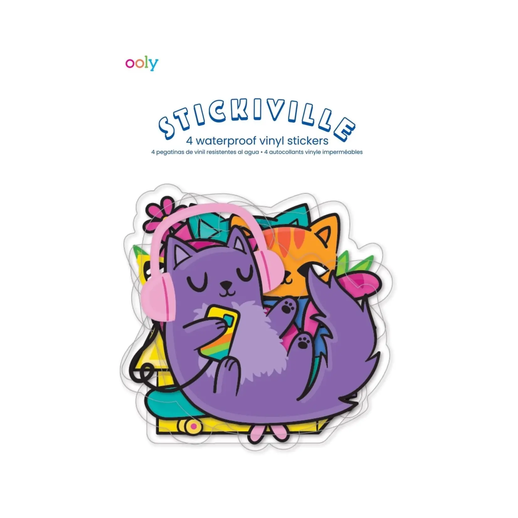 OOLY Stickiville Stickers: Silly Kitties