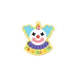 Krystan Saint Cat Totally Fine Clown Mini Sticker