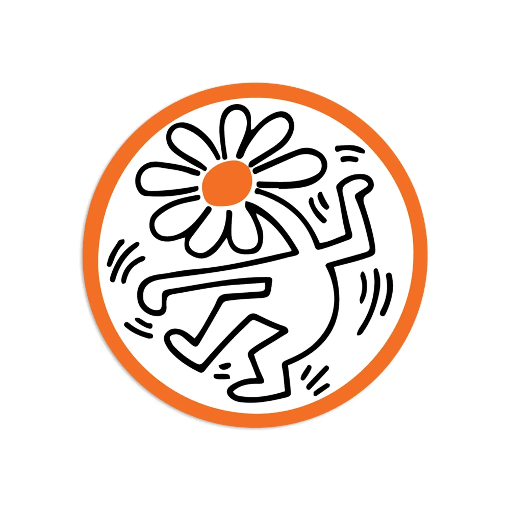 Apply Stickers Flower By Keith Haring Sticker