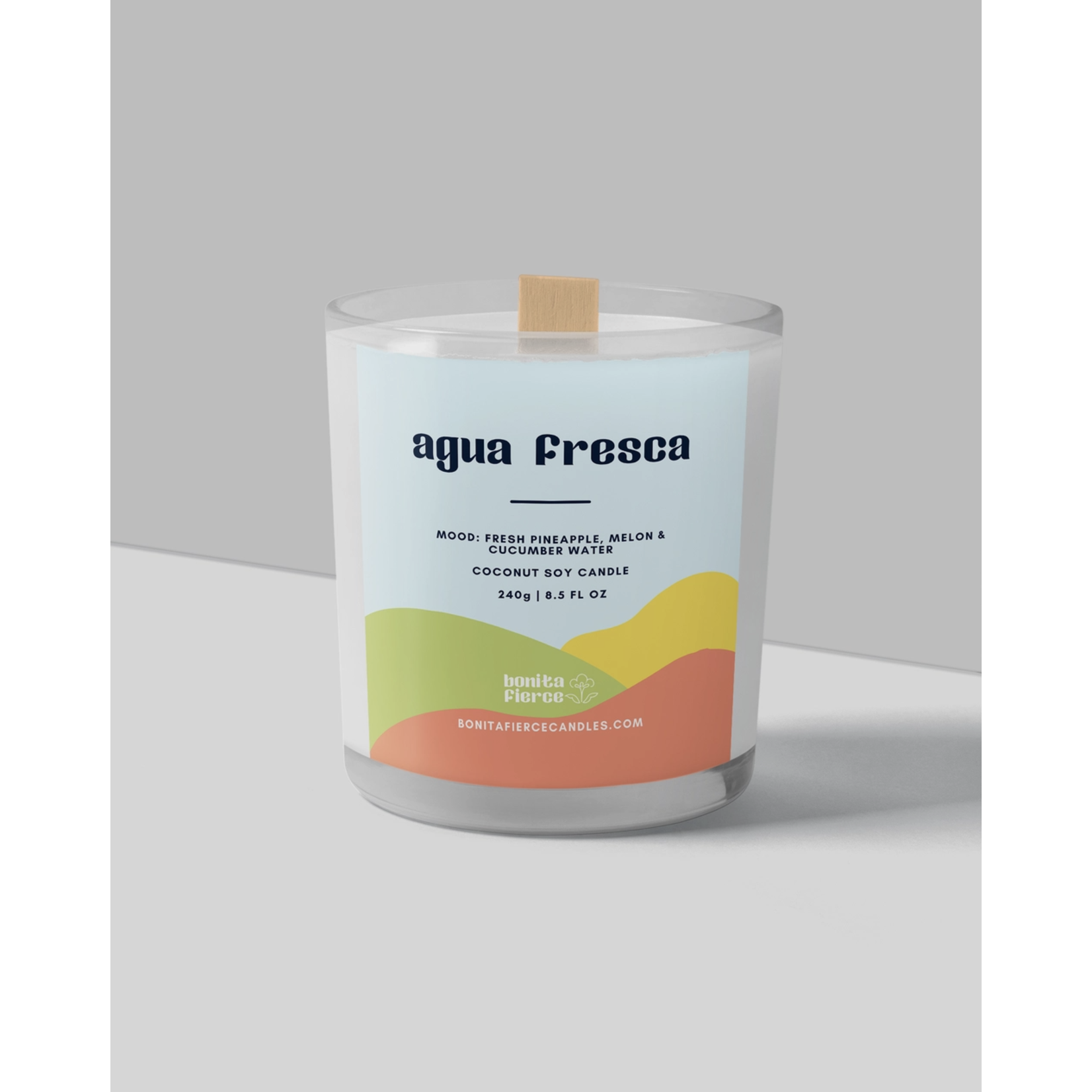 Bonita Fierce Candles Agua Fresca Candle 8.5oz